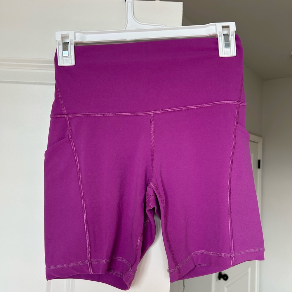 lululemon athletica Vivid Plum Align 8’ Biker Shorts